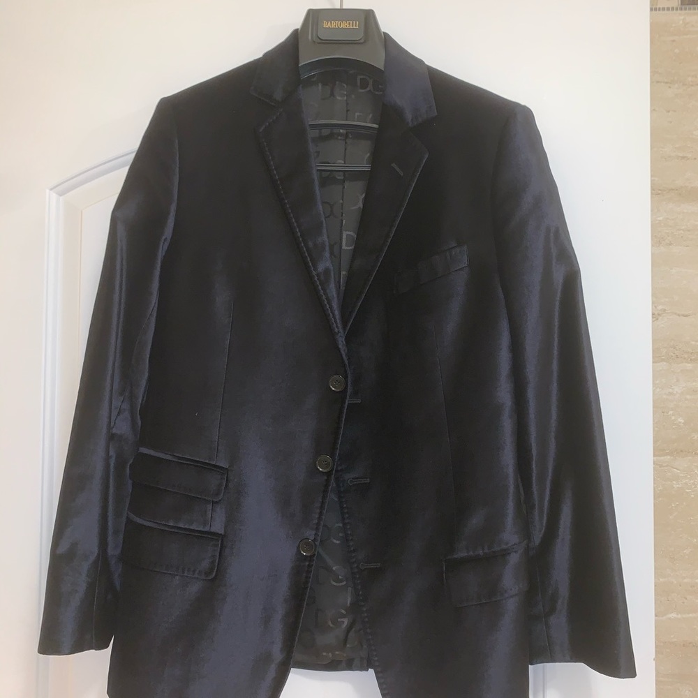 Authentic DOLCE & GABBANA black Velvet blazer
